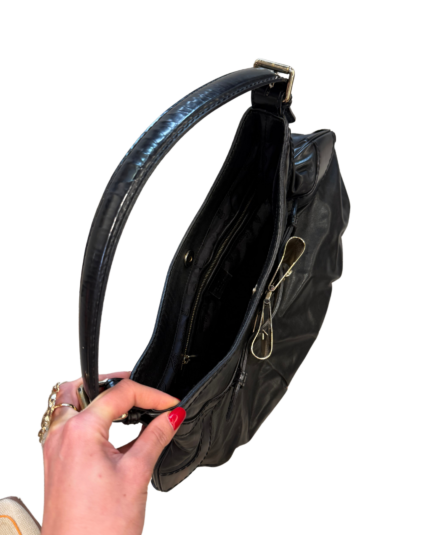 BORSA GUCCI NERA CON FIOCCO