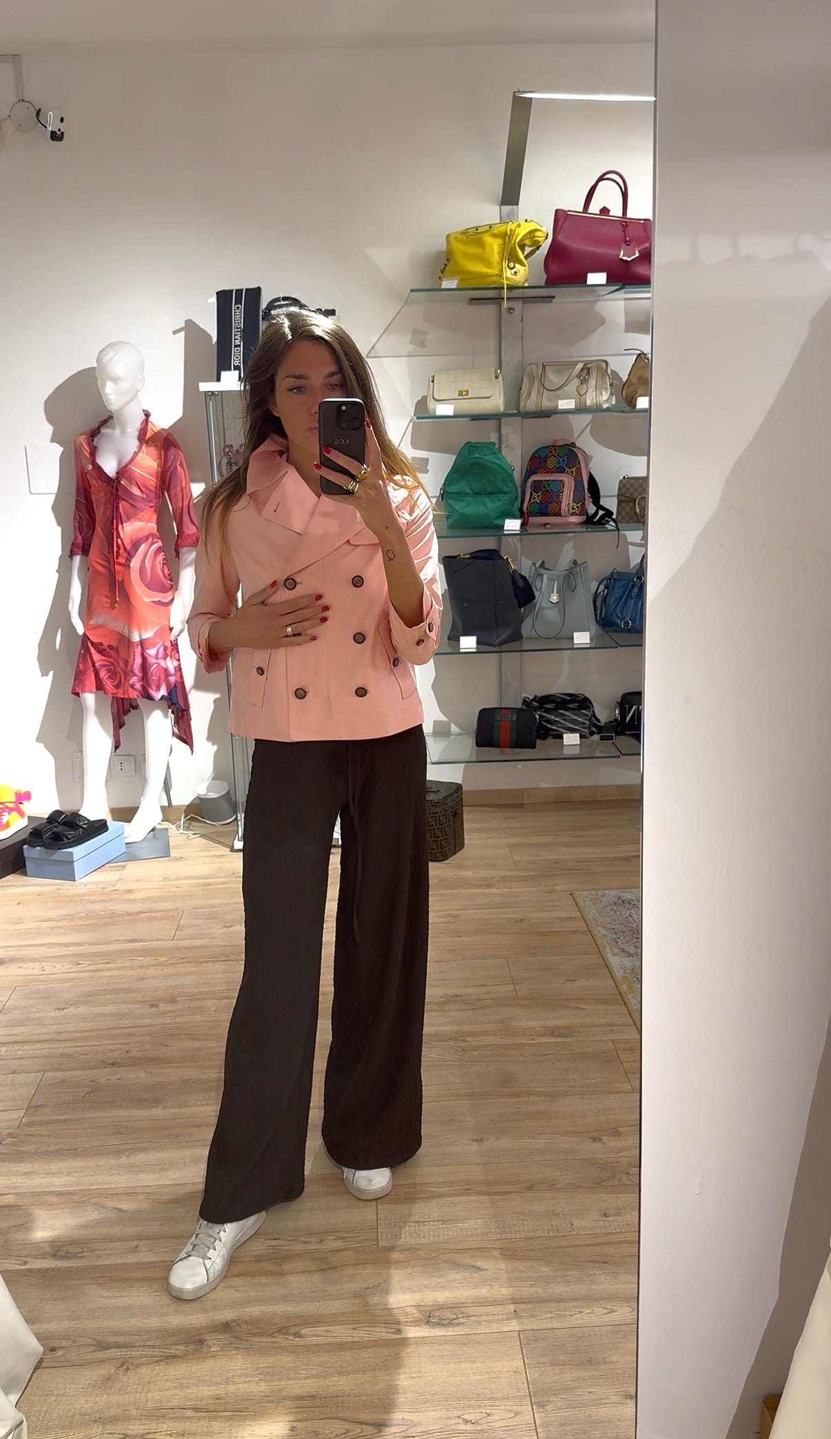 TRENCH MIUMIU ROSA