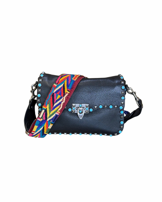 VALENTINO ROCKSTUD CON TRACOLLA ETNICA