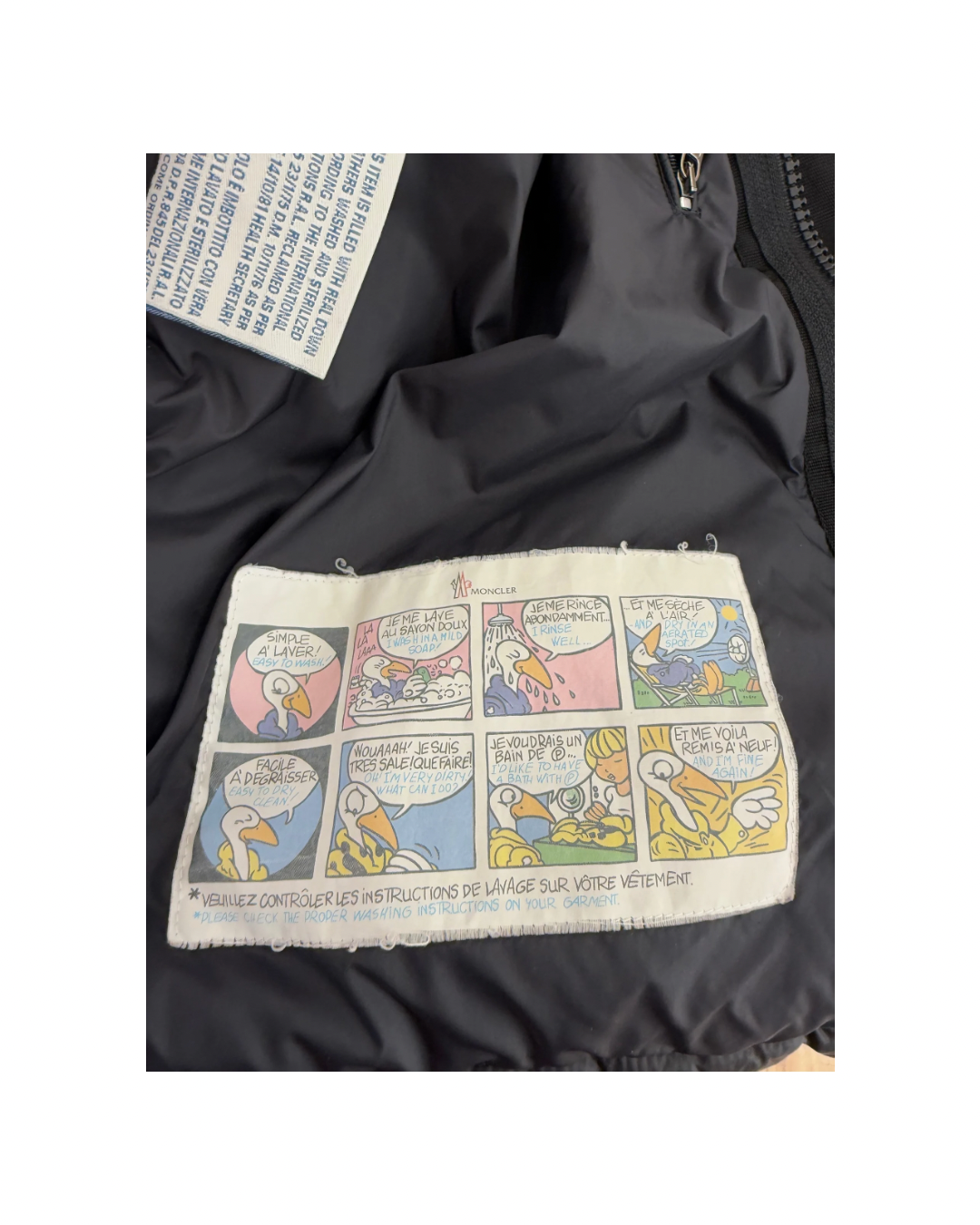 PIUMINO MONCLER UOMO NERO