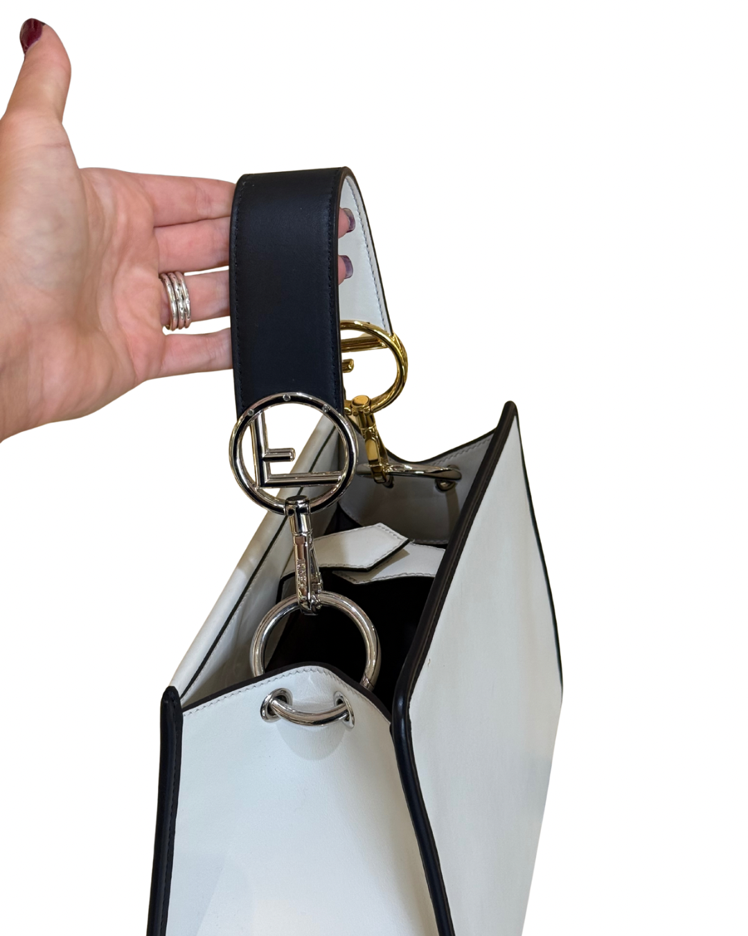 FENDI RUNAWAY SMALL BIANCA E NERA