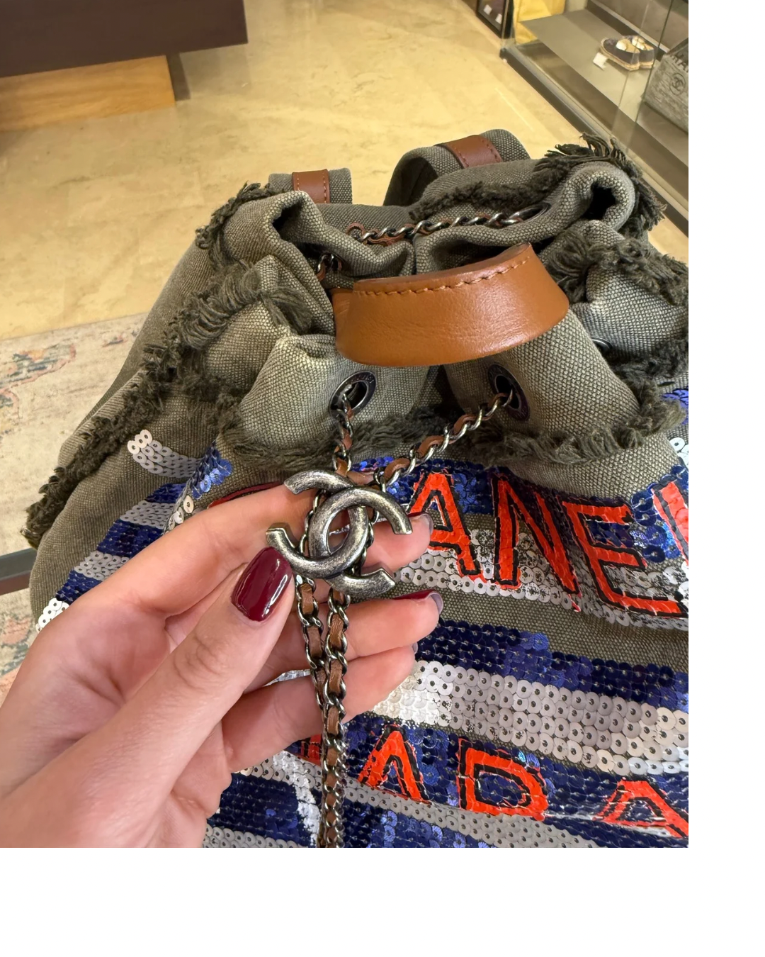 ZAINO CHANEL LA HABANA BACKPACK