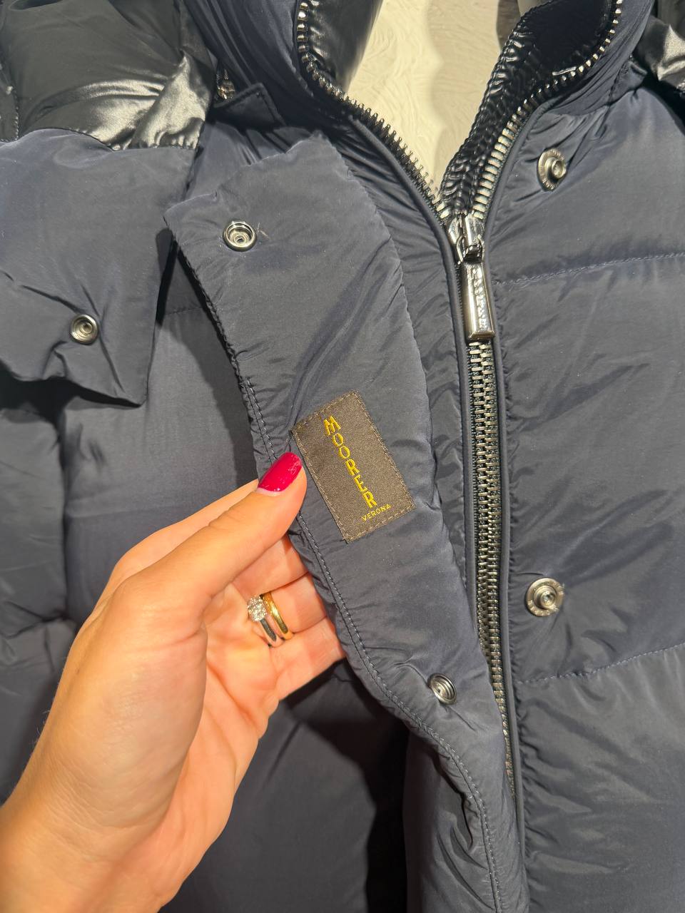 PIUMINO BLU NAVY MOORER VERONA BLU NAVY Tg 42