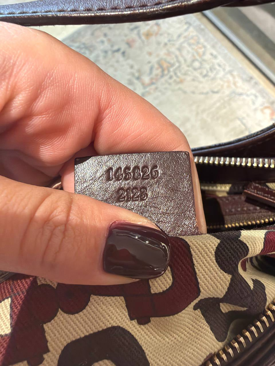 BORSA A SPALLA GUCCI GUCCISSIMA MARRONE