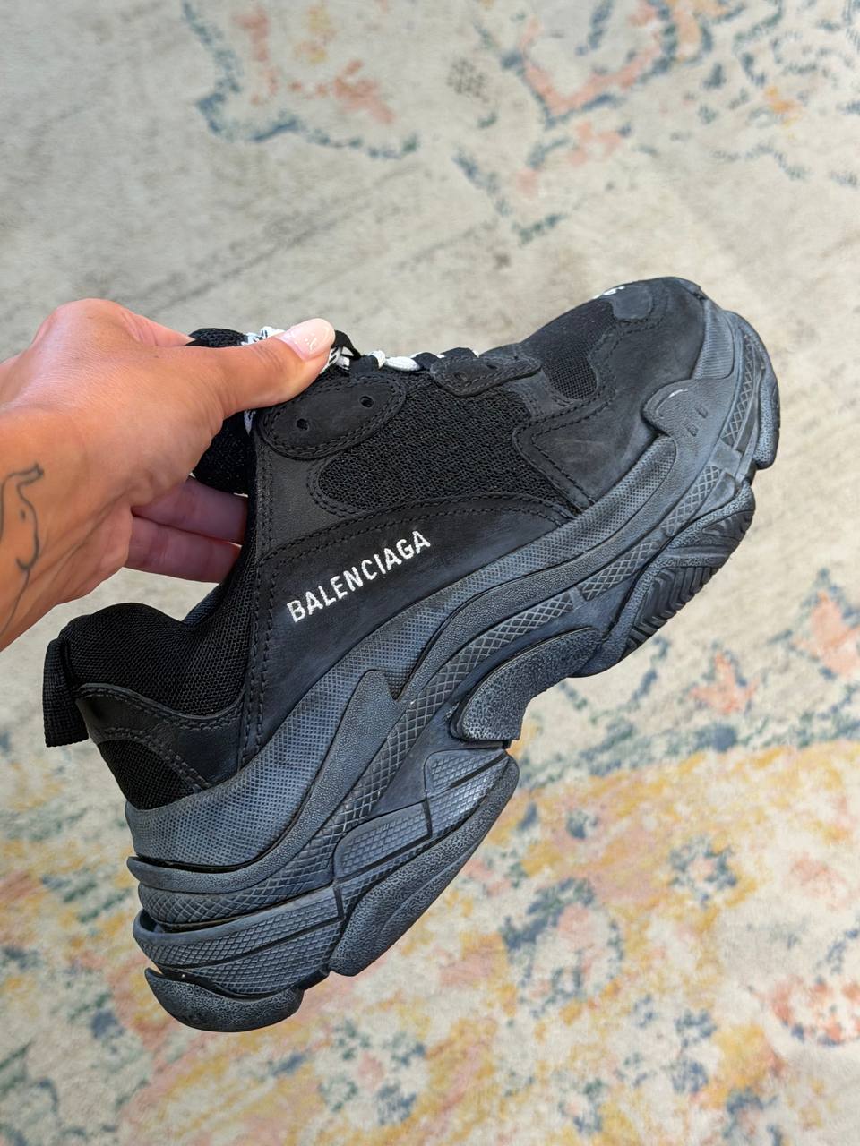 SNEAKERS BALENCIAGA TRIPLE S NERE Nr 39