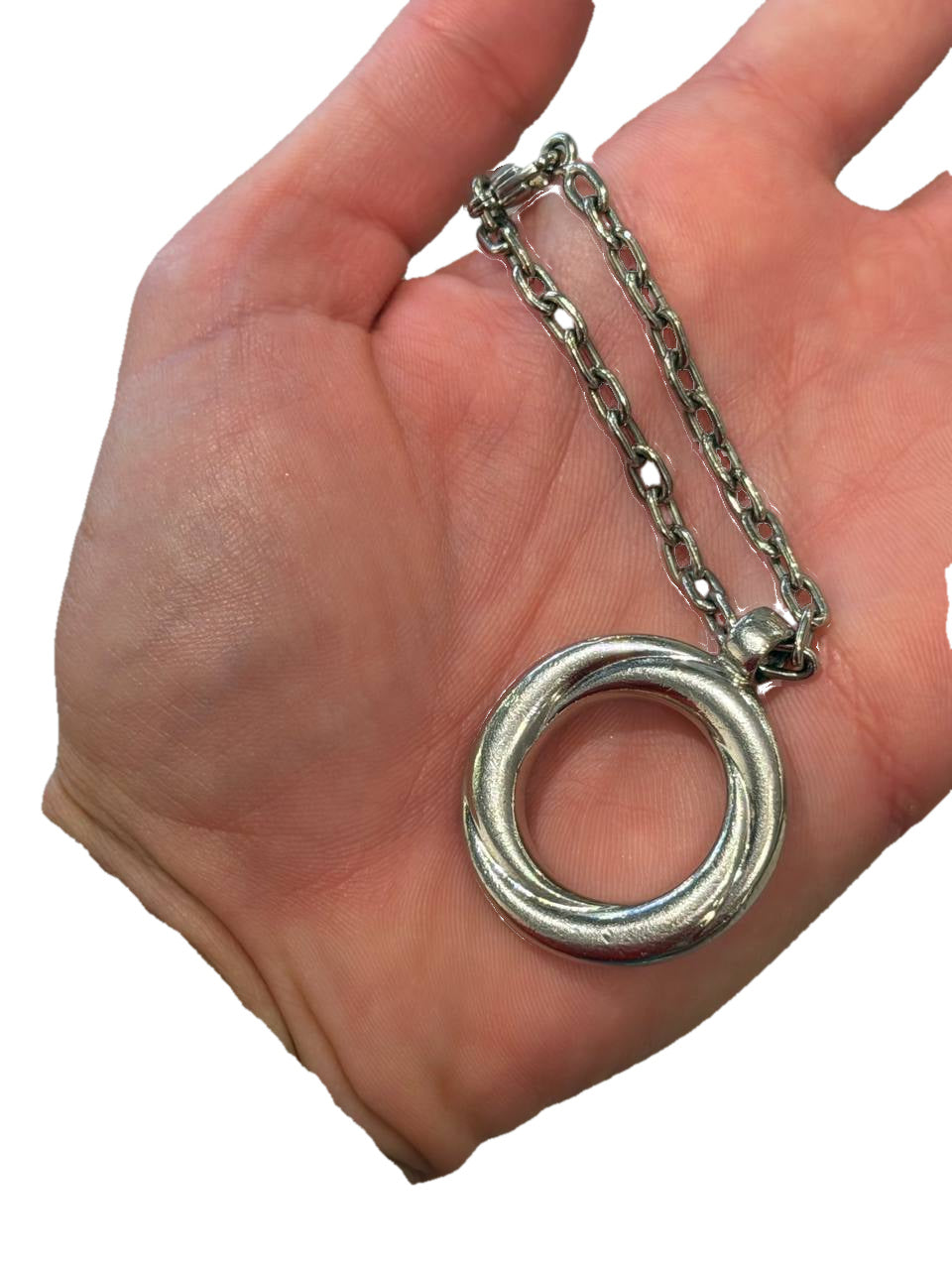 PORTACHIAVI CARTIER ANELLO ARGENTO