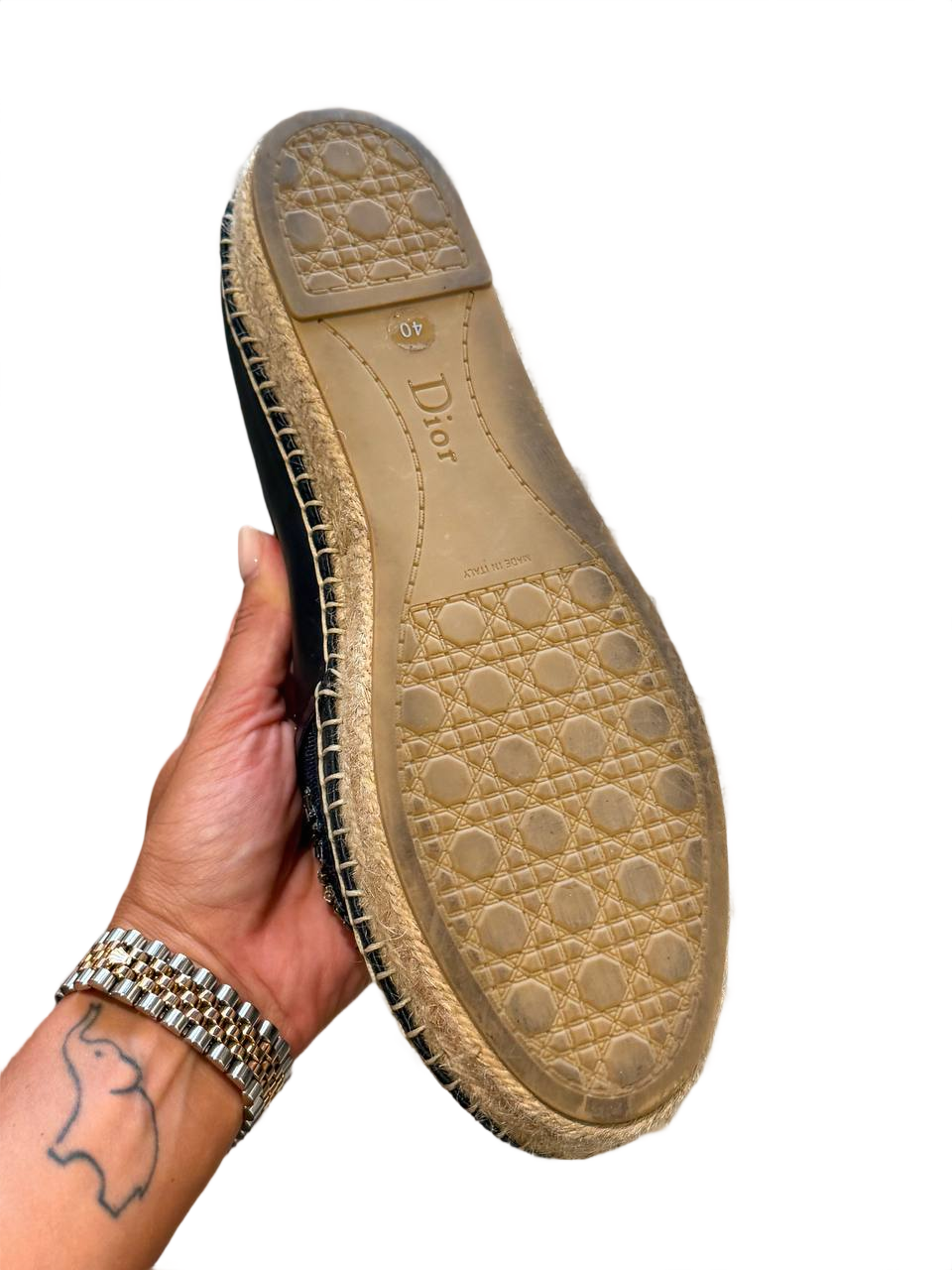 ESPADRILLAS CHRISTIAN DIOR DENIM PERLINE Nr 40