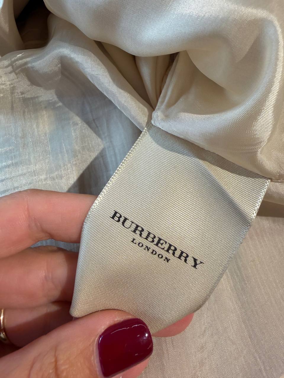 GONNA BURBERRY CHECK LANA PLISSÉ Tg 42
