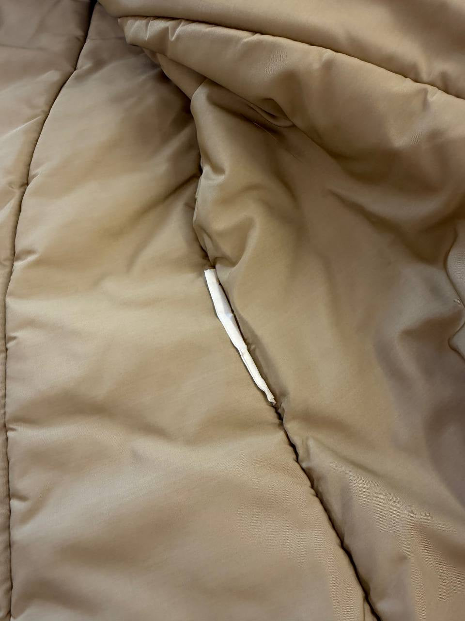 PIUMINO ERMANNO SCERVINO PELO VOLPE BEIGE Tg 44