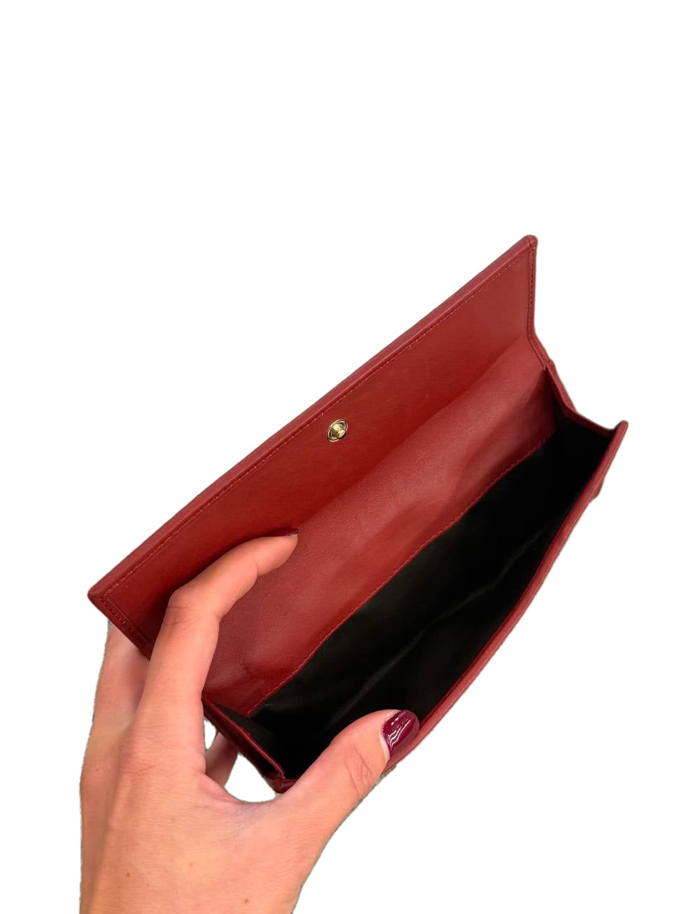 PORTAFOGLIO GUCCI GG PVC RIFINITURE ROSSE FASCIA WEB