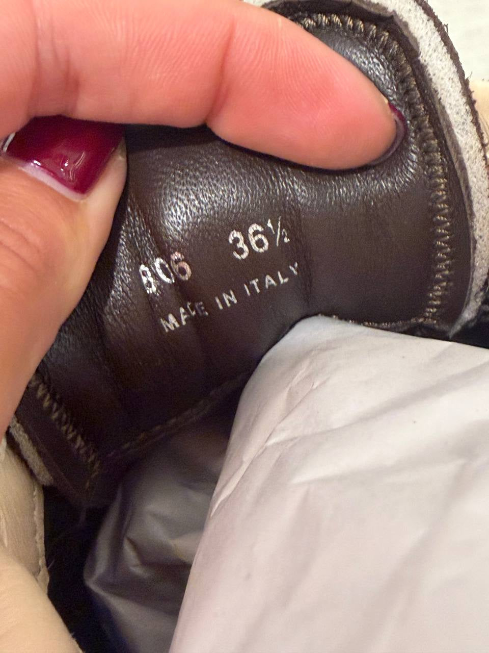 SNEAKERS MIUMIU BUBBLE TESS MARRONI Nr 36.5