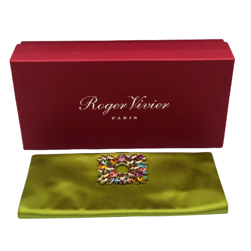 ROGER VIVIER POCHETTE FIBBIA STRASS