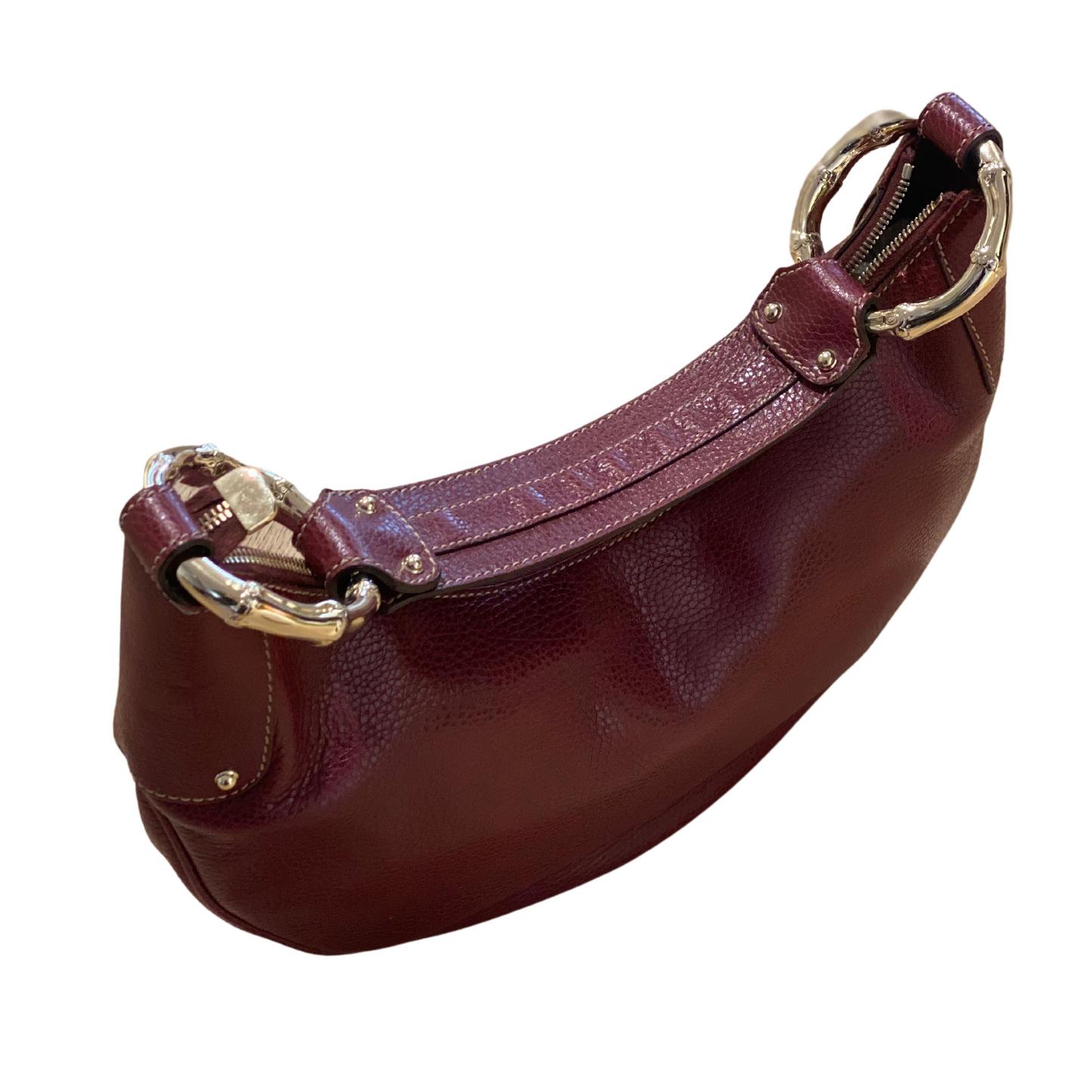 MEZZALUNA DI GUCCI BORDEAUX