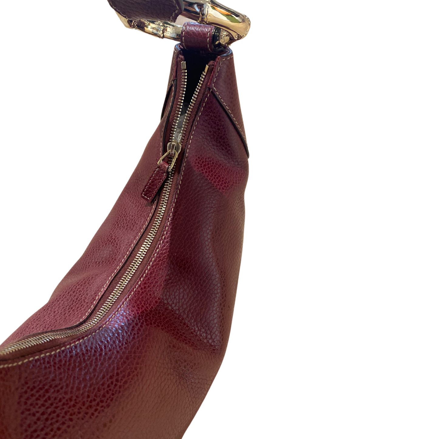 MEZZALUNA DI GUCCI BORDEAUX
