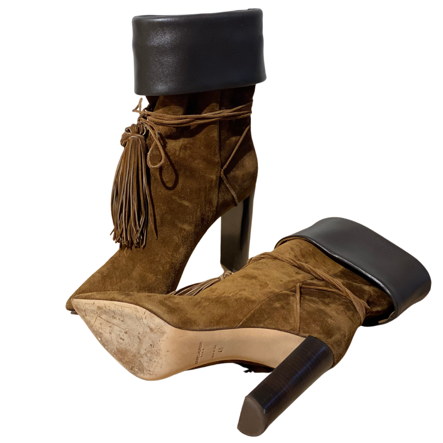 STIVALETTI YVES SAINT LAURENT NAPPPINE nr40