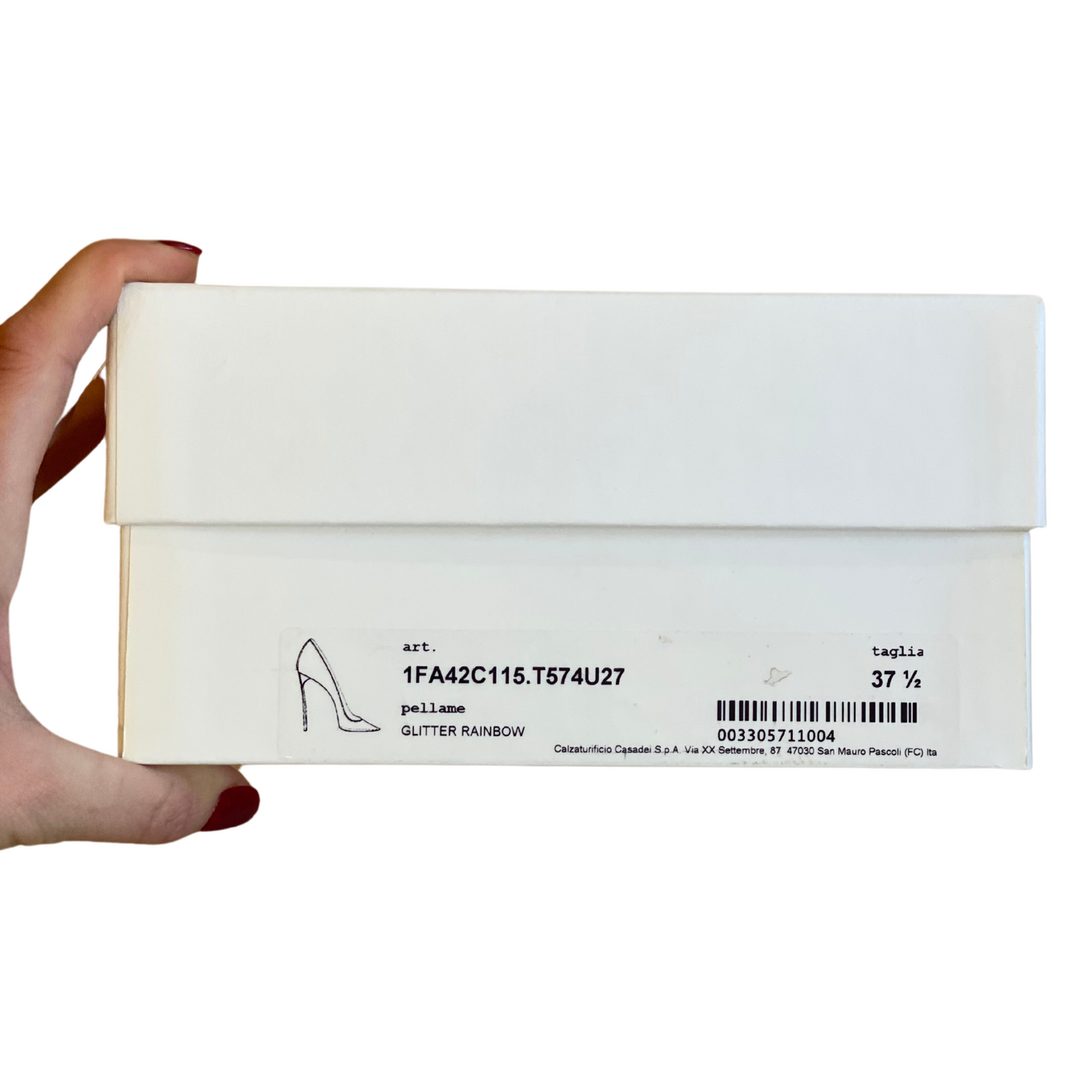 DECOLLETE CASADEI GLITTER nr37.5