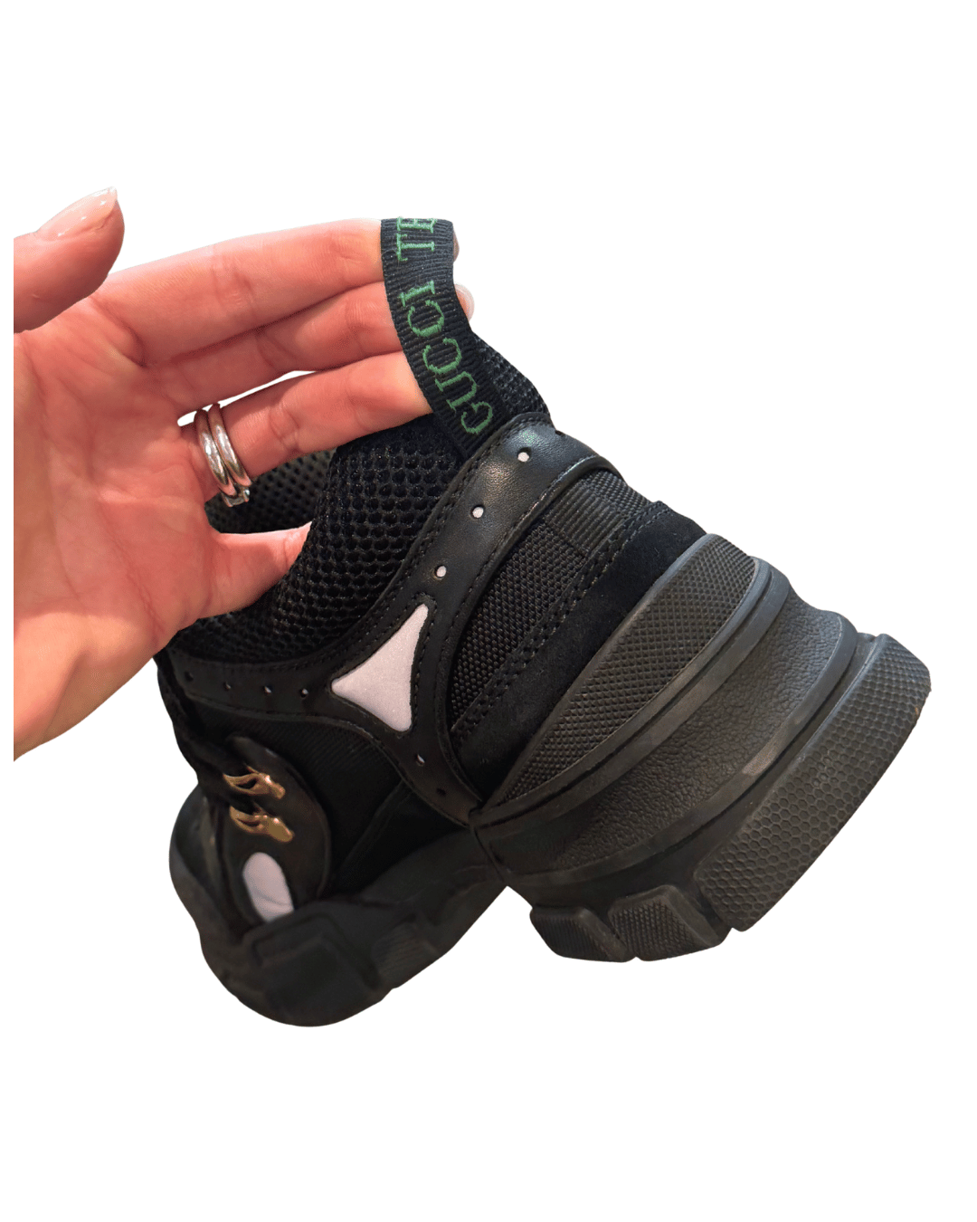 SNEAKERS GUCCI NERE FLASHTRACK Nr 40