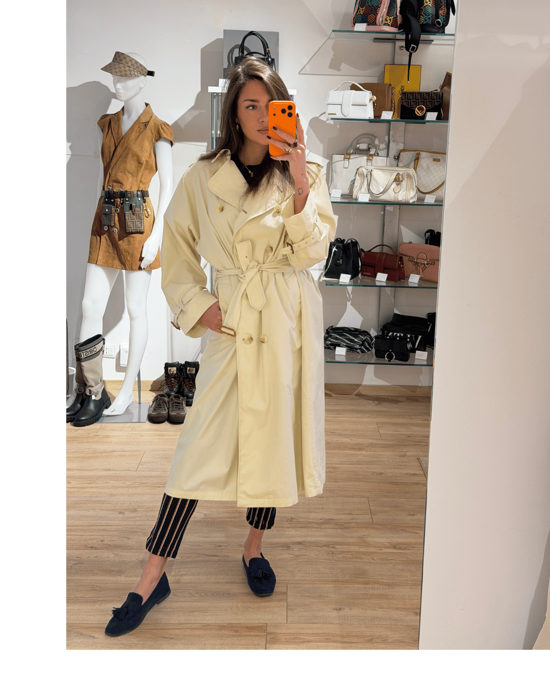 IMPERMEABILE BURBERRY PANNA Tg 44/46