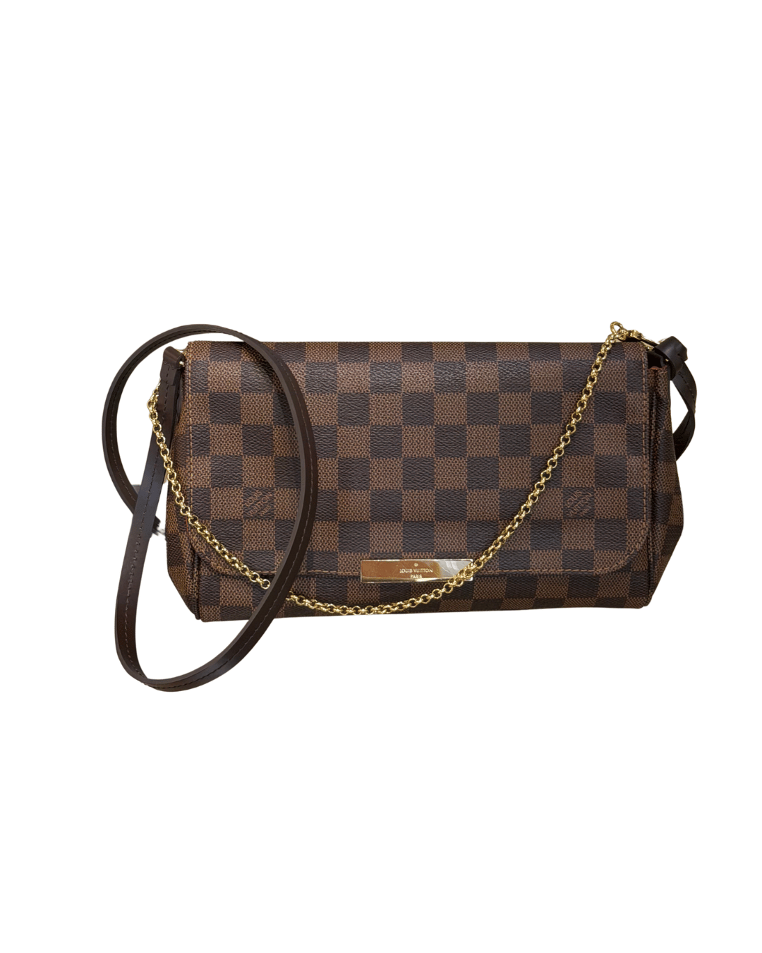 POCHETTE FAVORITE MM DAMIER EBENE LOUIS VUITTON