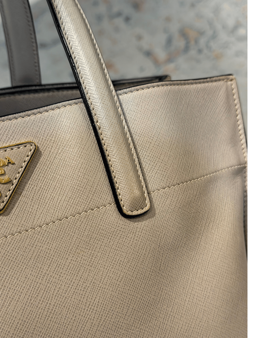 BORSA PRADA GRIGIA CON TRACOLLA