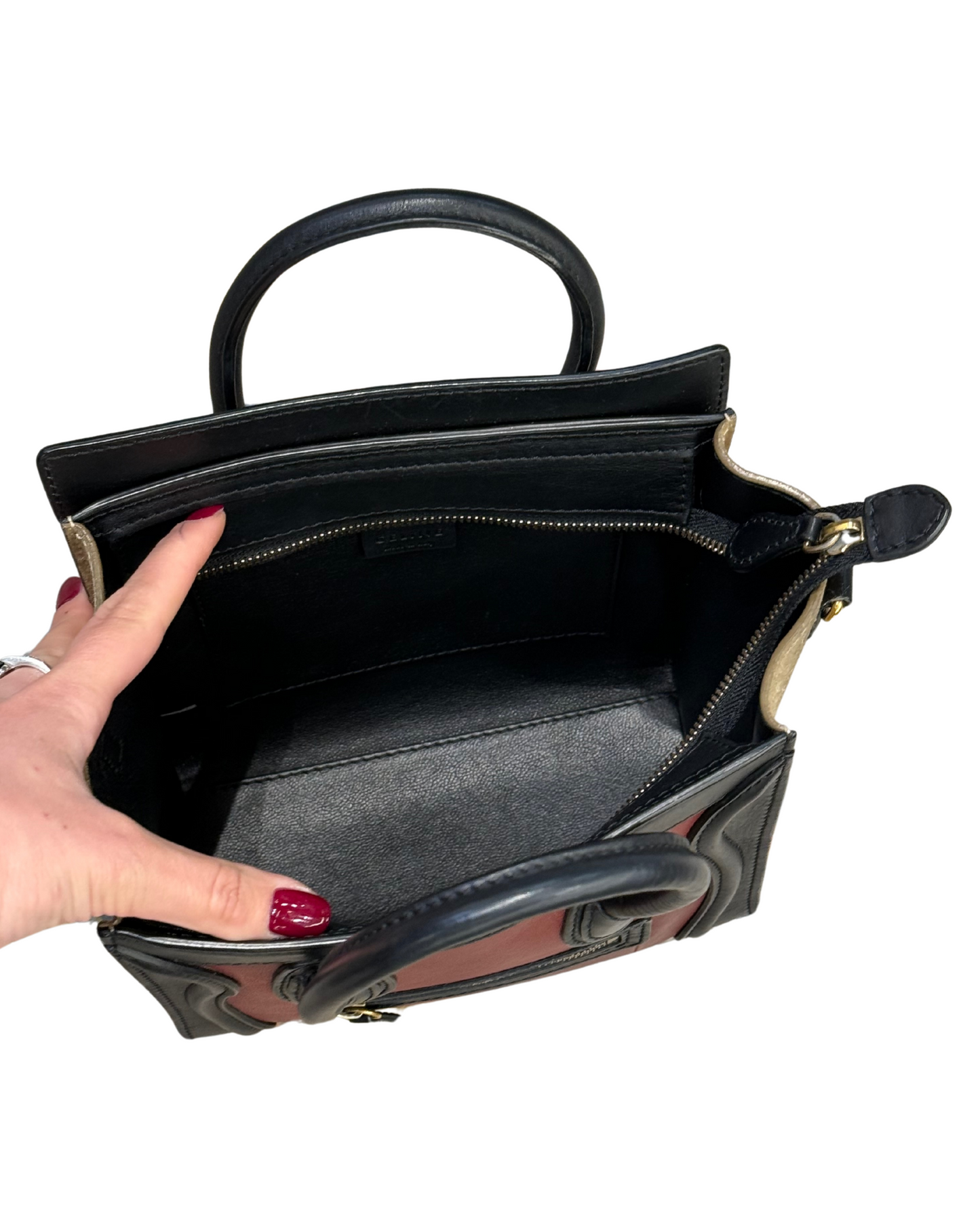 CELINE LUGGAGE SMALL TRICOLORE