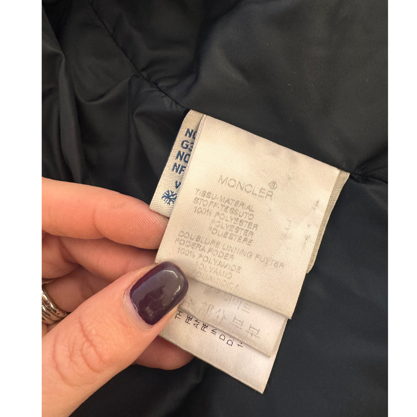 PIUMINO MONCLER NERO