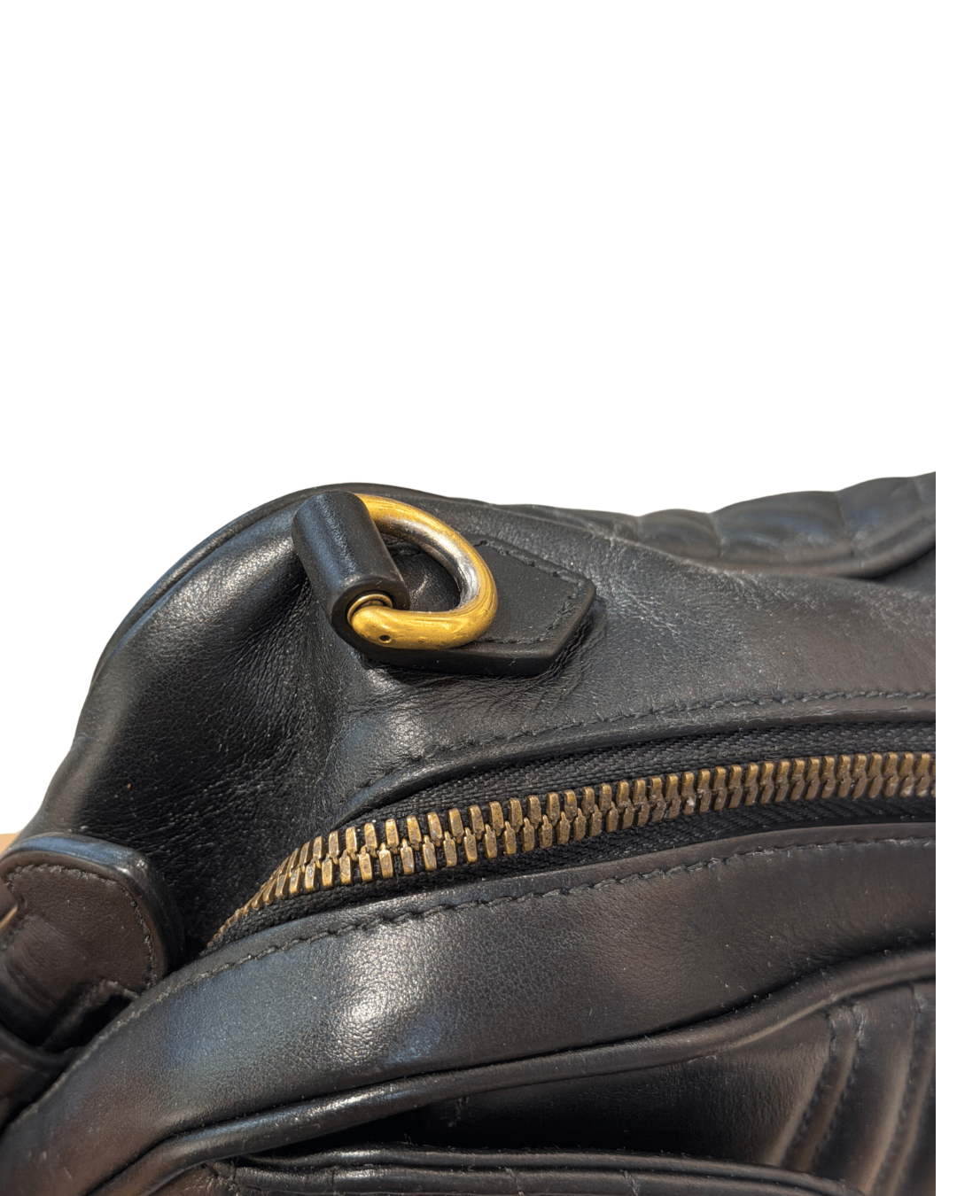 GUCCI MARMONT NERA TOP HANDLE BAG