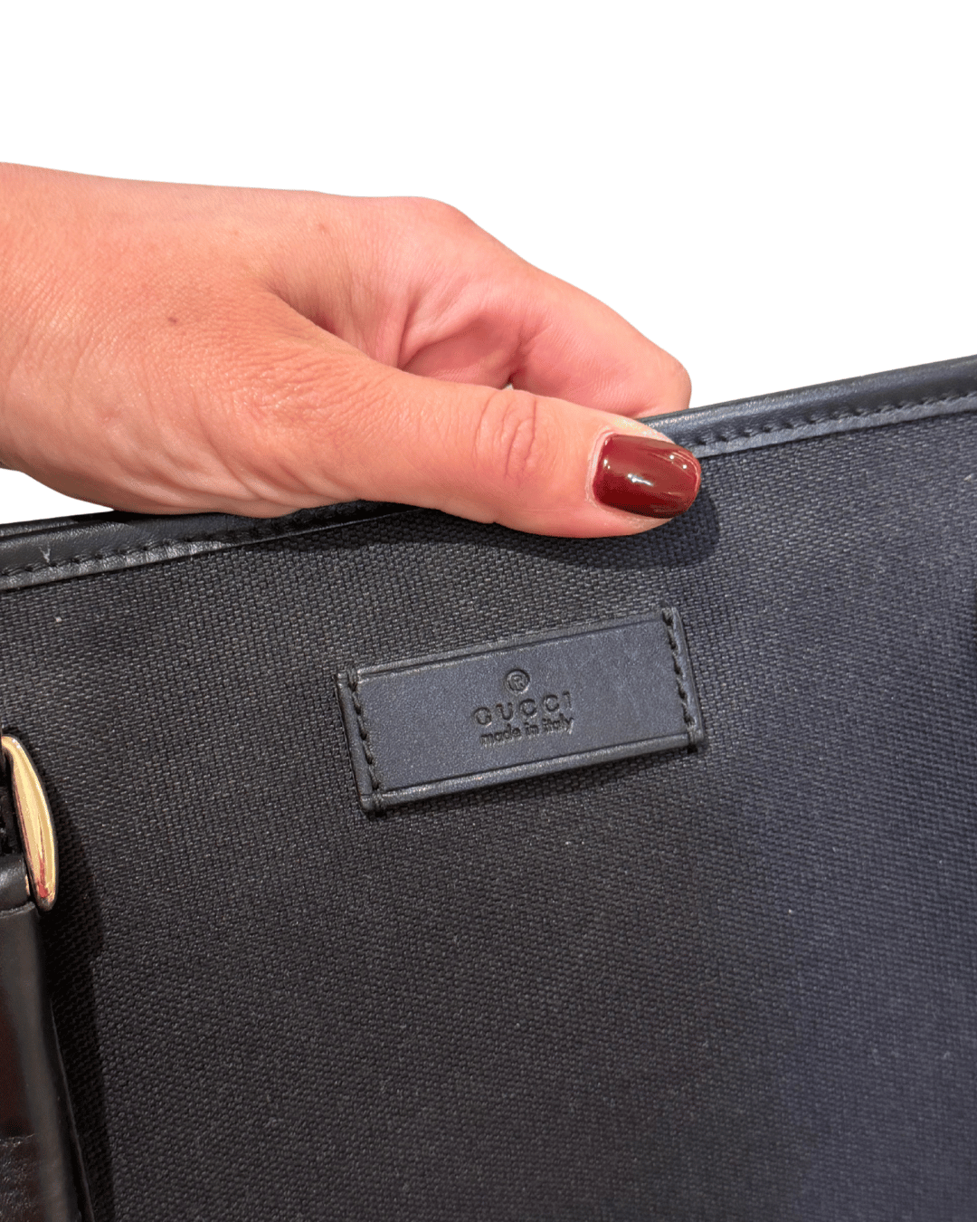 BORSA GUCCI TELA NERA