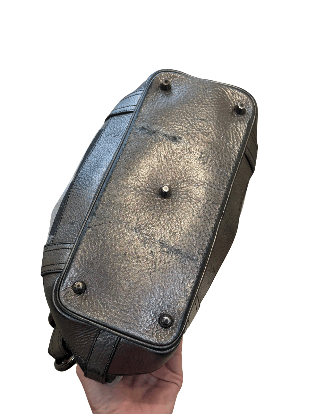 BORSA BURBERRY METALIZZATA