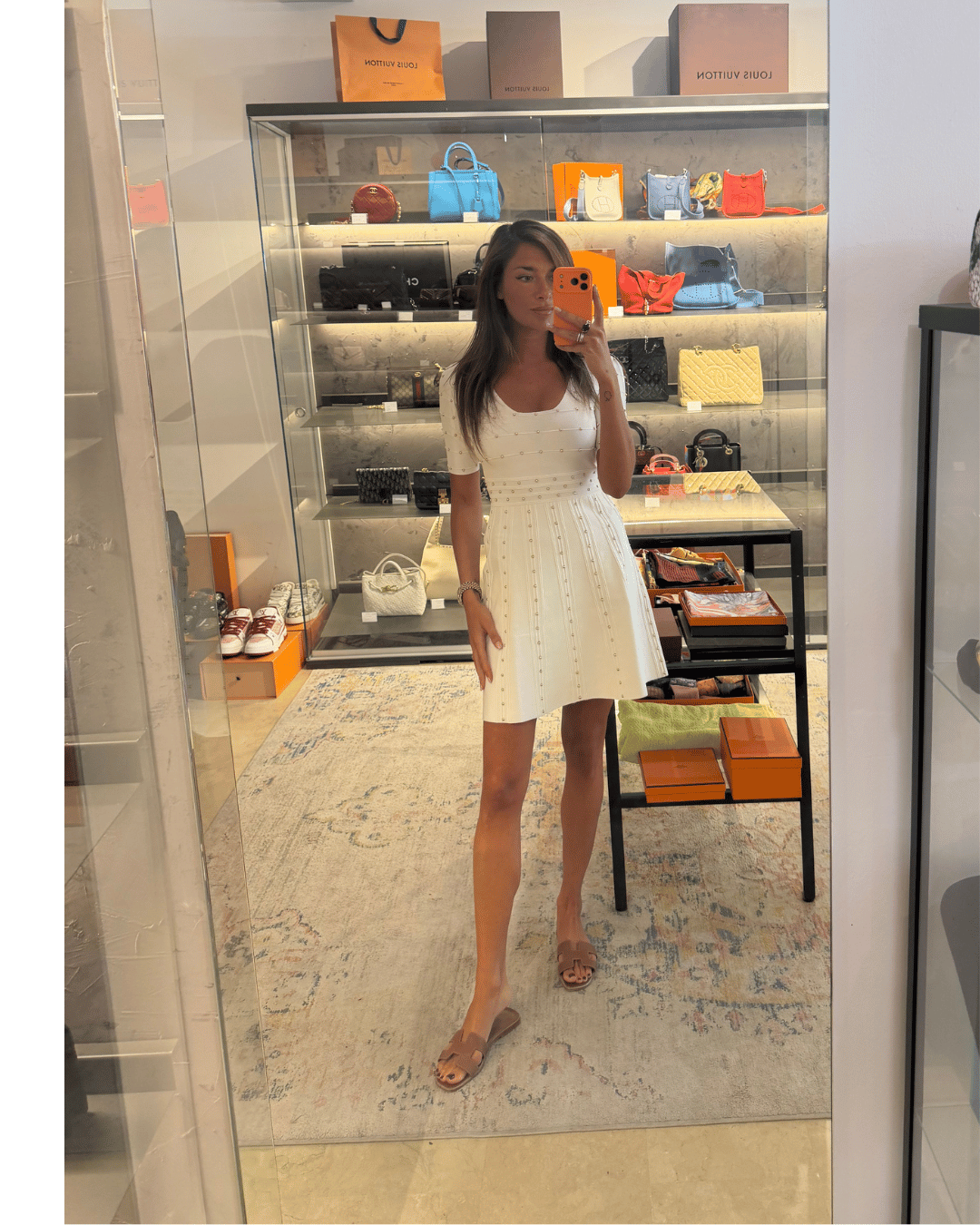 ABITO IN MAGLIA AVORIO CON BORCHIE ELISABETTA FRANCHI Tg 40
