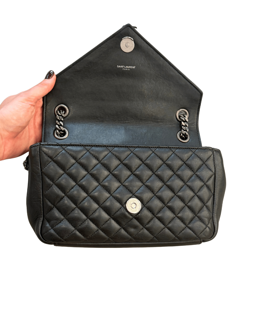 COLLEGE YSL SMALL  PELLE NERA