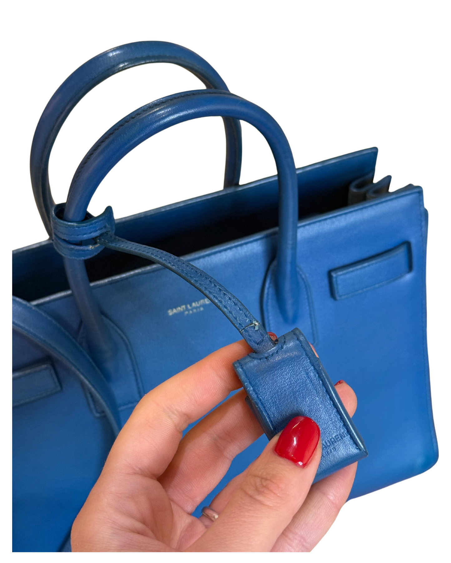 SAC DE JOUR SMALL BLU YSL