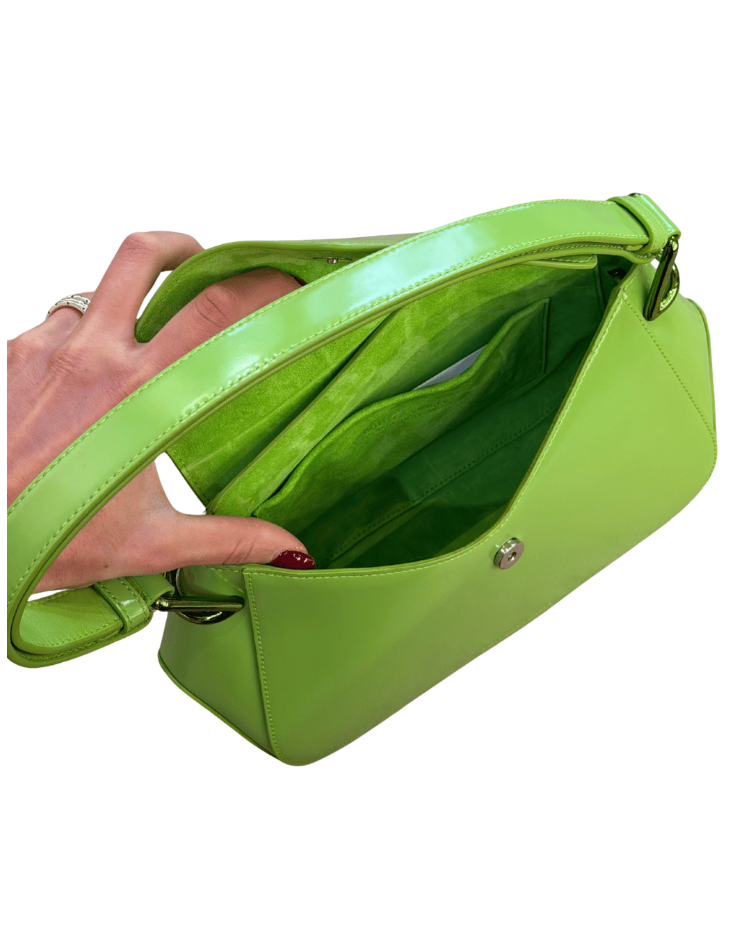 BOTTEGA VENETA D RING-TOYIN VERDE ACIDO