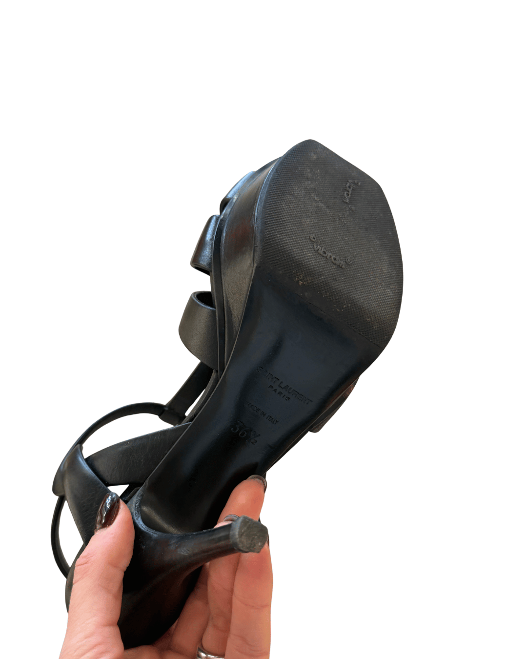 SANDALI TRIBUTE YSL NERI Nr 36.5