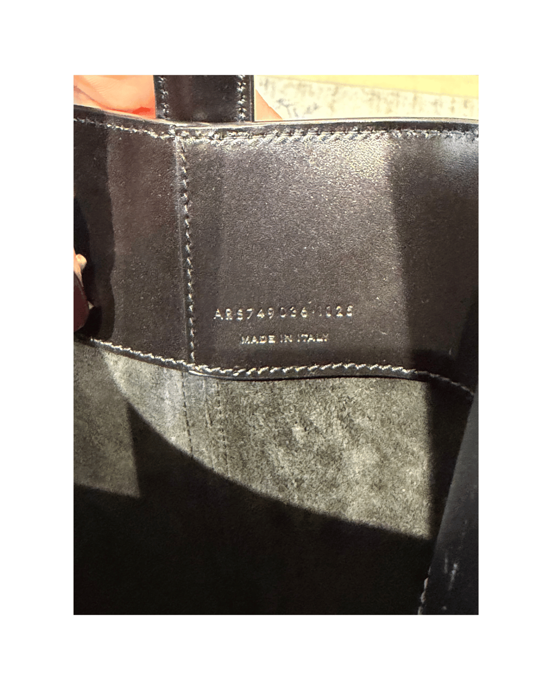 SECCHIELLO 37 SMALL YSL NERO LUCIDO