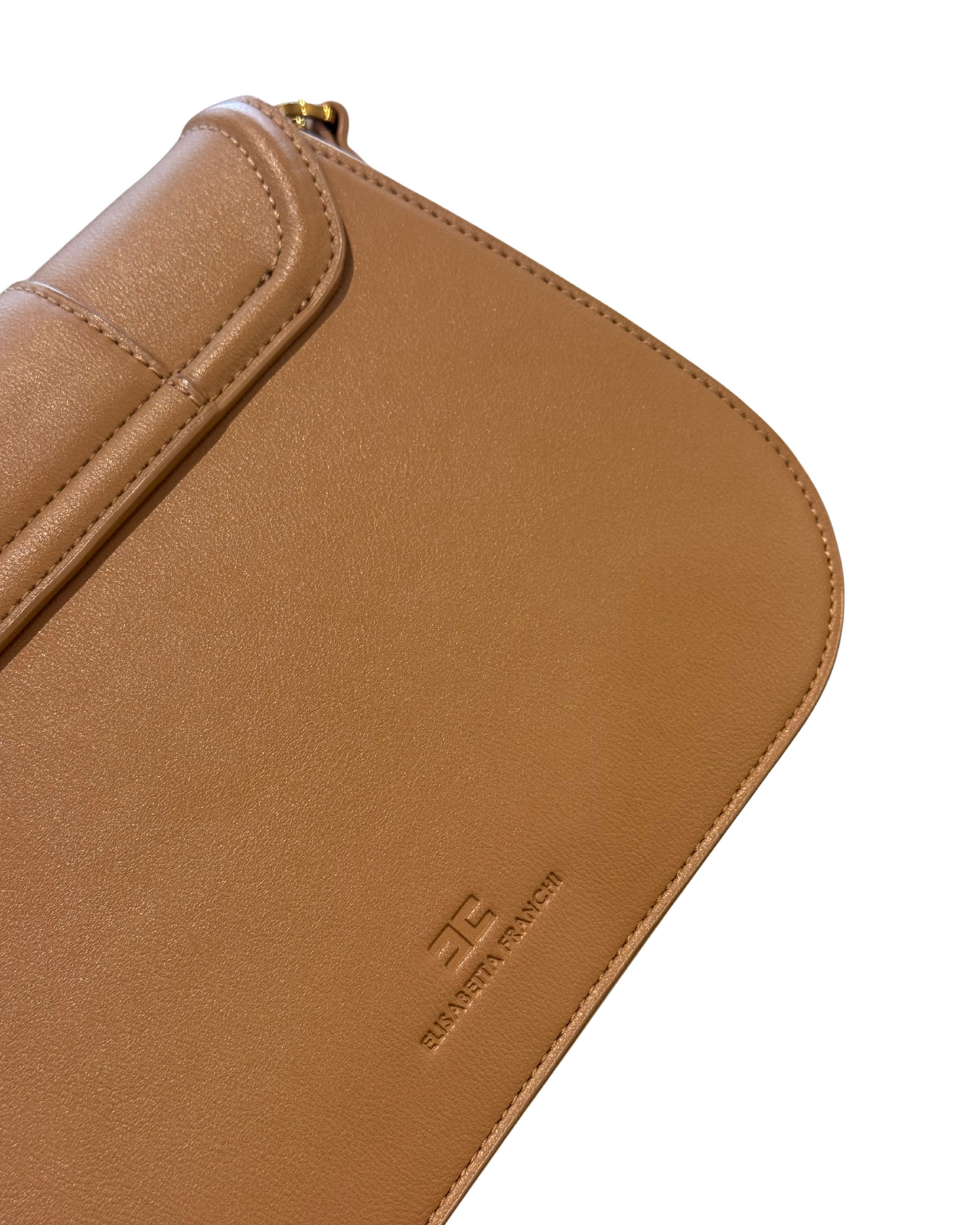 BORSA ELISABETTA FRANCHI IN PELLE COLOR CUOIO