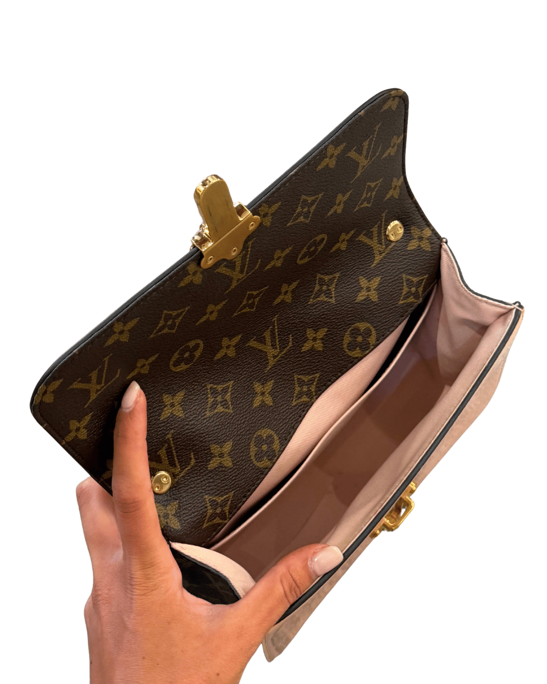 CHERRYWOOD BB LOUIS VUITTON RIFINITURE ROSA VERNIS