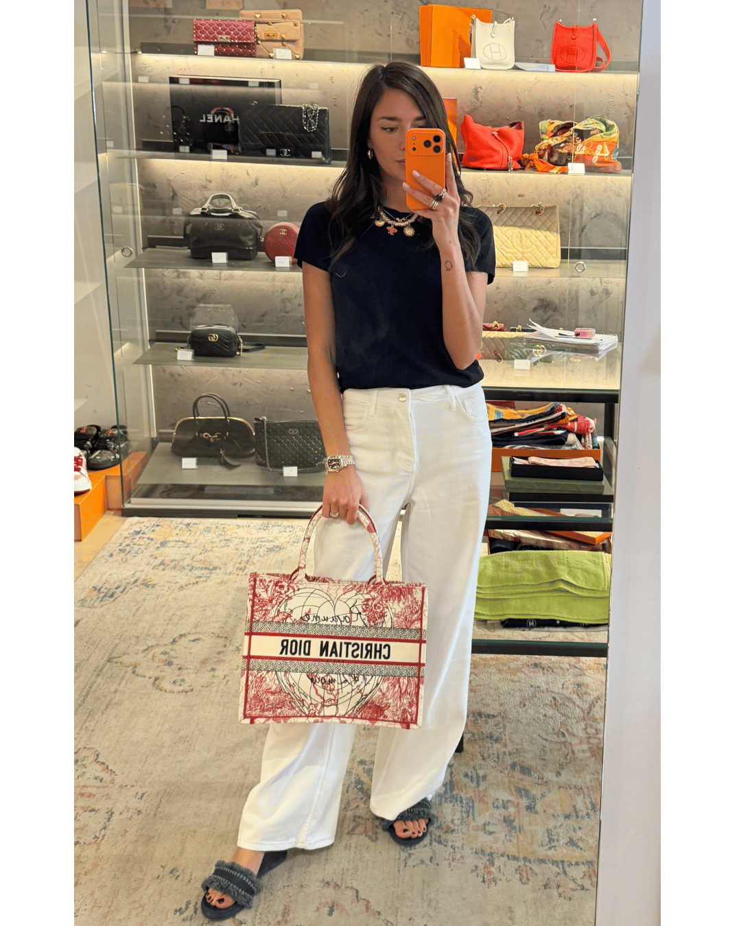 DIOR BOOK TOTE D-ROYAUME D'AMOUR