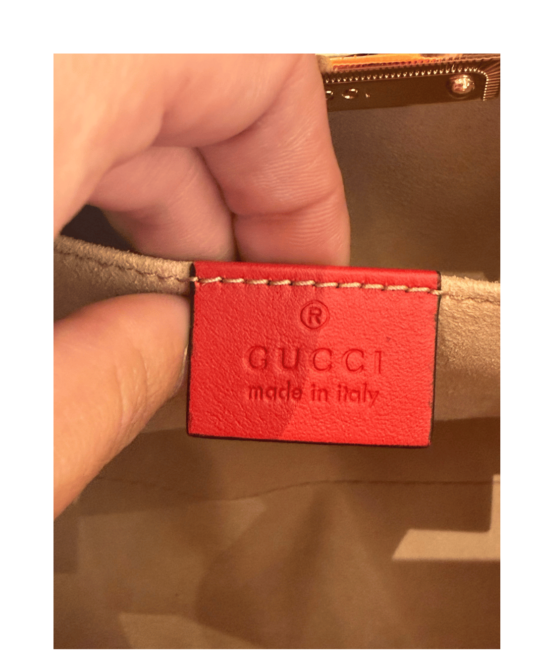 GUCCI PADLOCK GG SUPREME APPLE