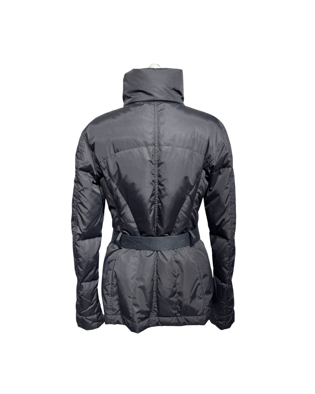 PIUMINO FAY NERO CON CINTURA