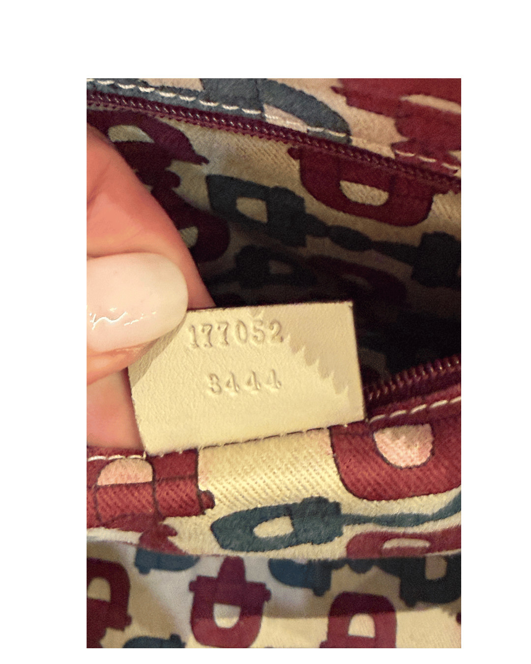 BORSA GUCCISSIMA COLOR GHIACCIO DOPPI MANICI