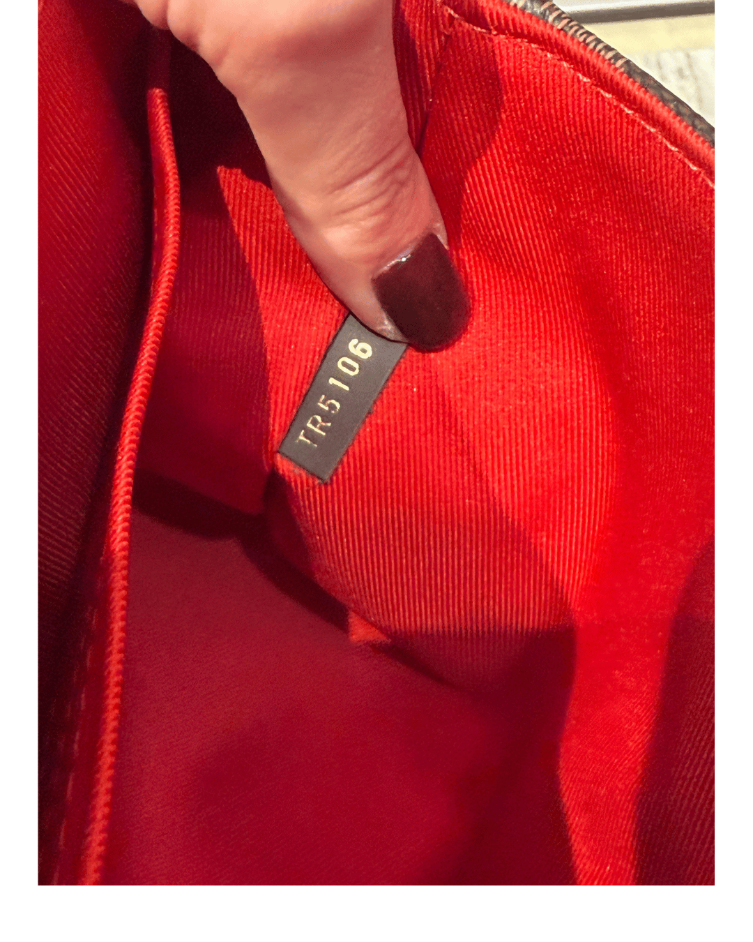 LOUIS VUITTON CROISETTE DAMIER EBENE