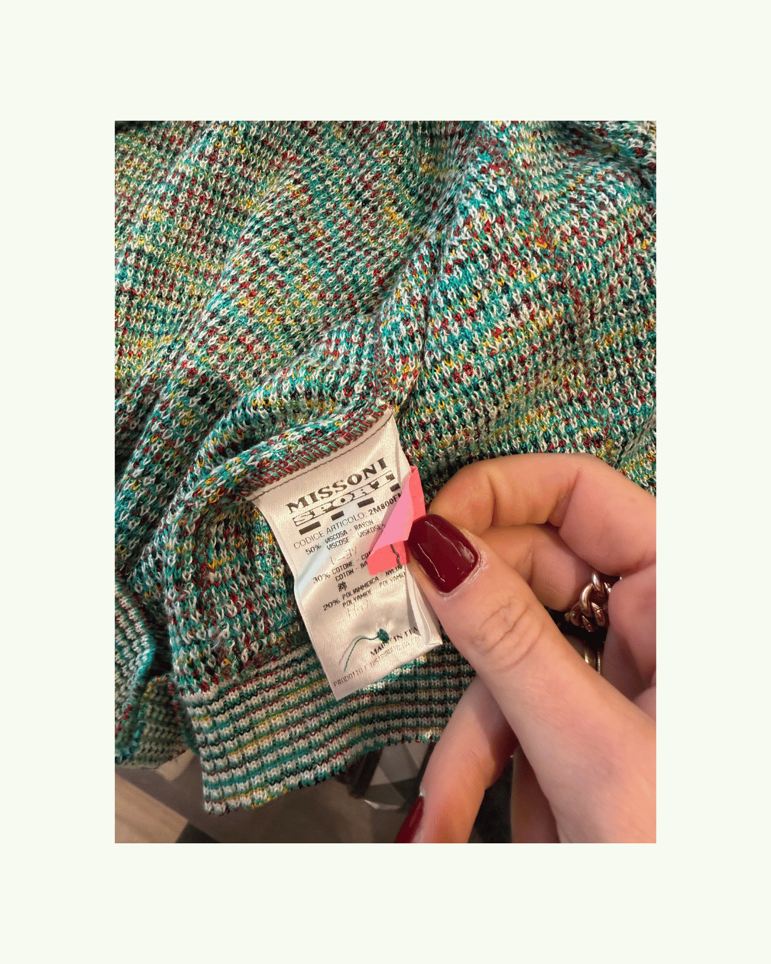 CARDIGAN MISSONI MULTICOLOR Tg 44
