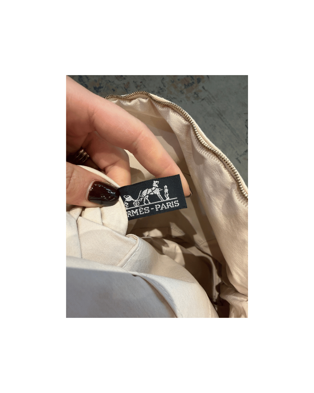 POCHETTE HERMES BOLIDE 31 PANNA