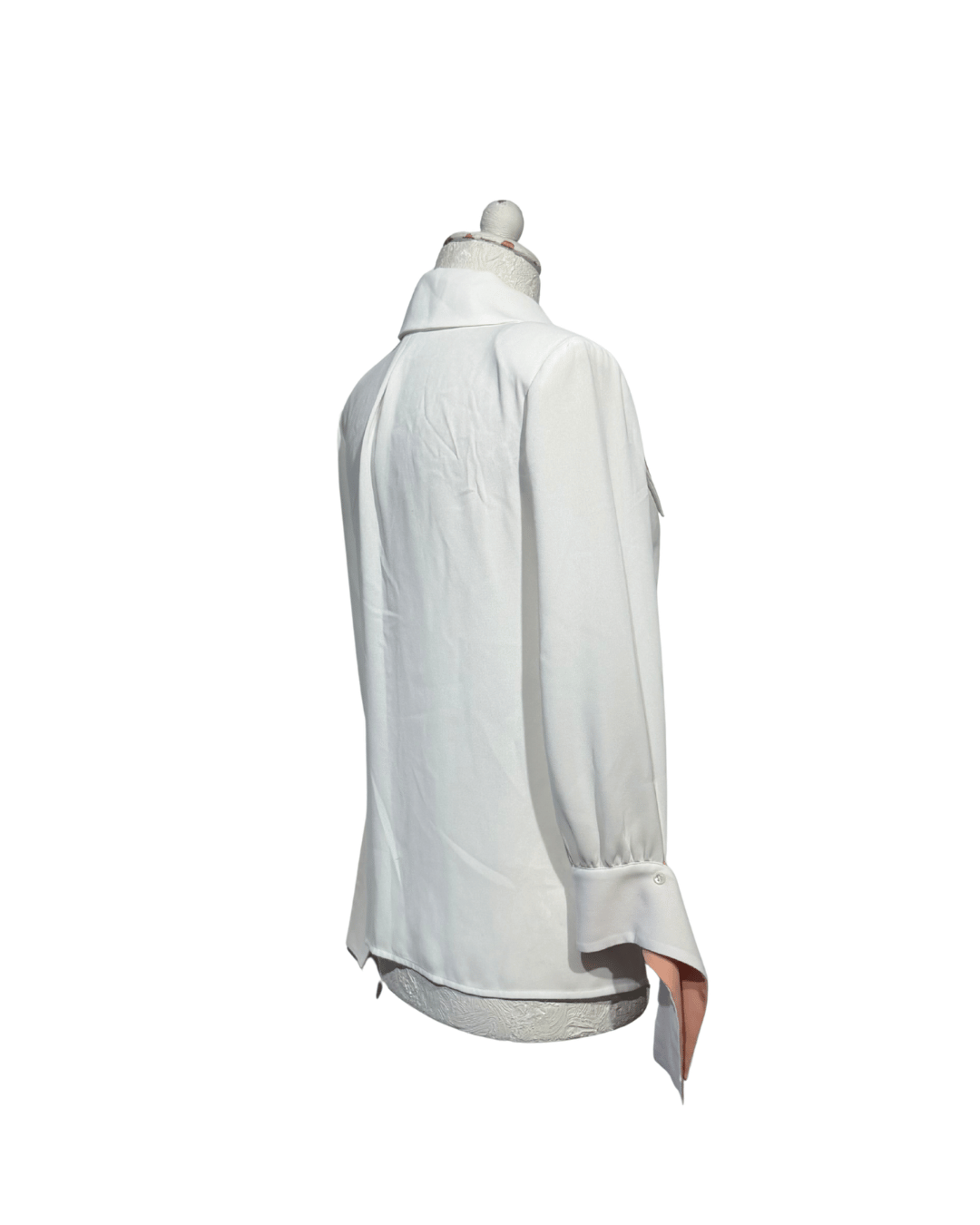 CAMICIA ELISABETTA FRANCHI BIANCA E ROSA Tg 40