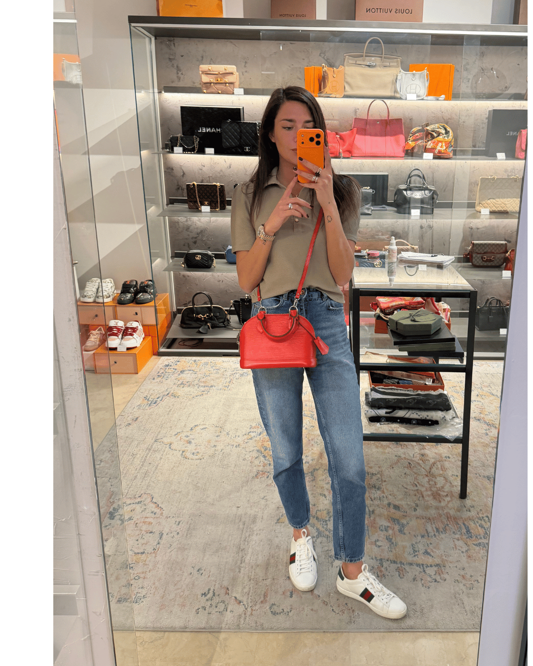 ALMA BB PELLE EPI CORALLO LOUIS VUITTON