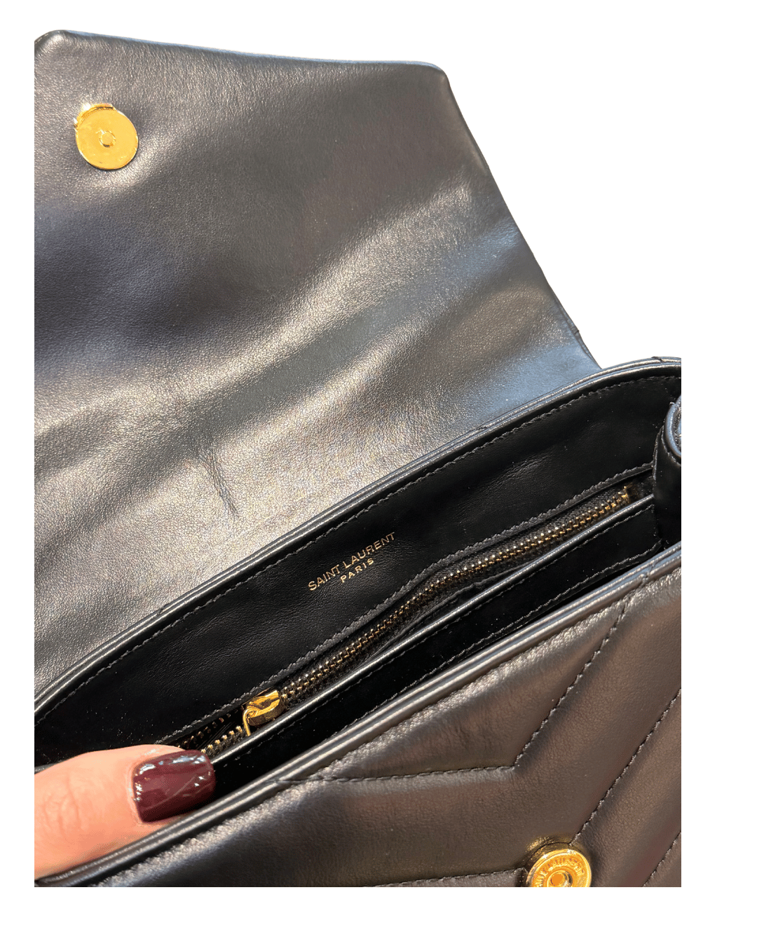 LOULOU TOY YSL NERA HARDWARE DORATO