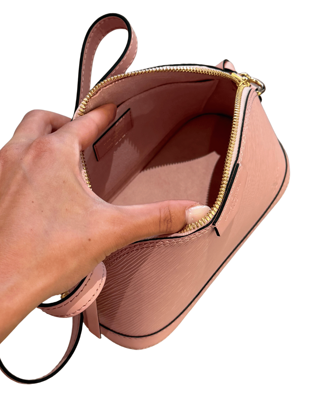 ALMA MINI LOUIS VUITTON PELLE EPI ROSA CON TRACOLLA
