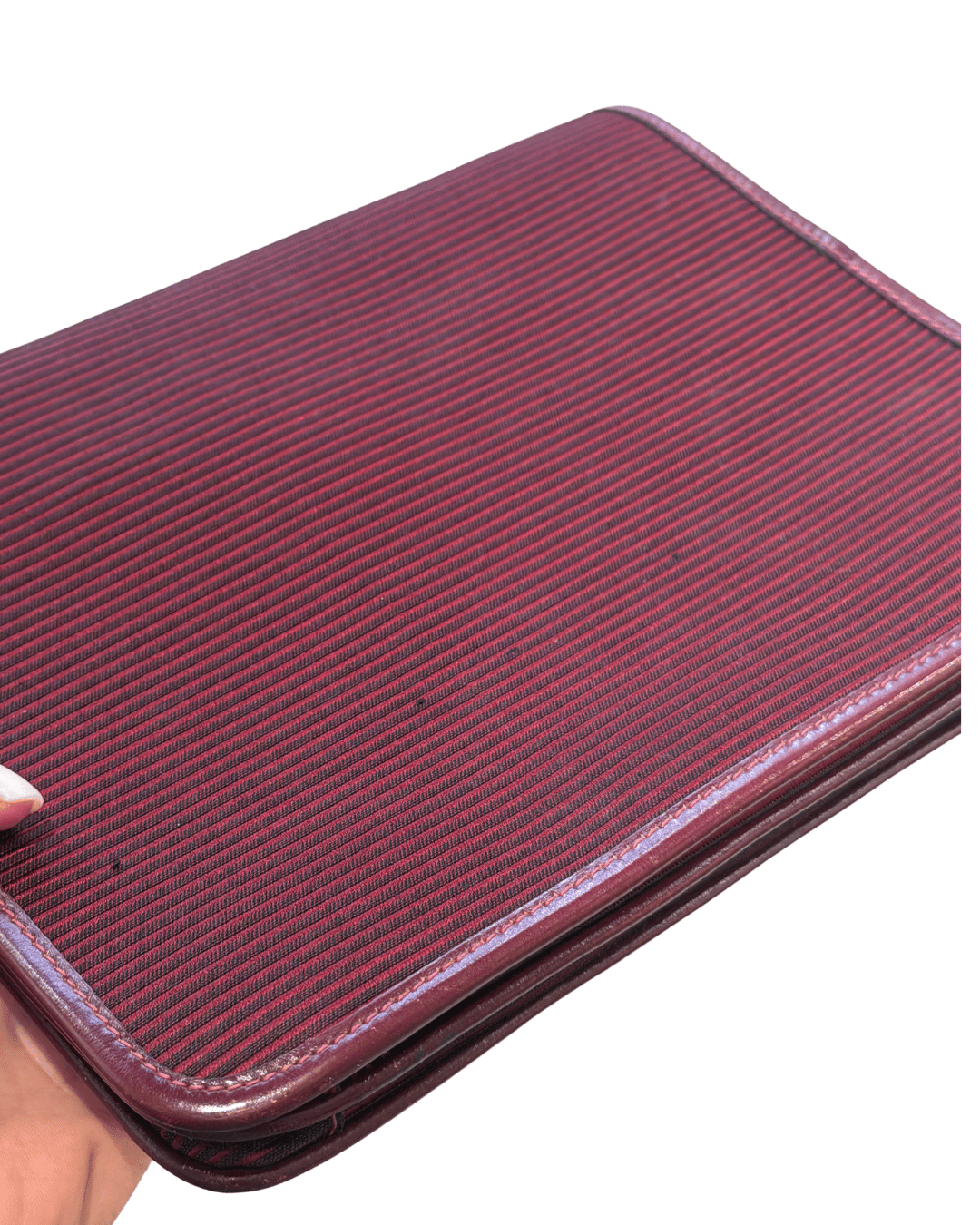 POCHETTE VINTAGE YSL BORDEAUX