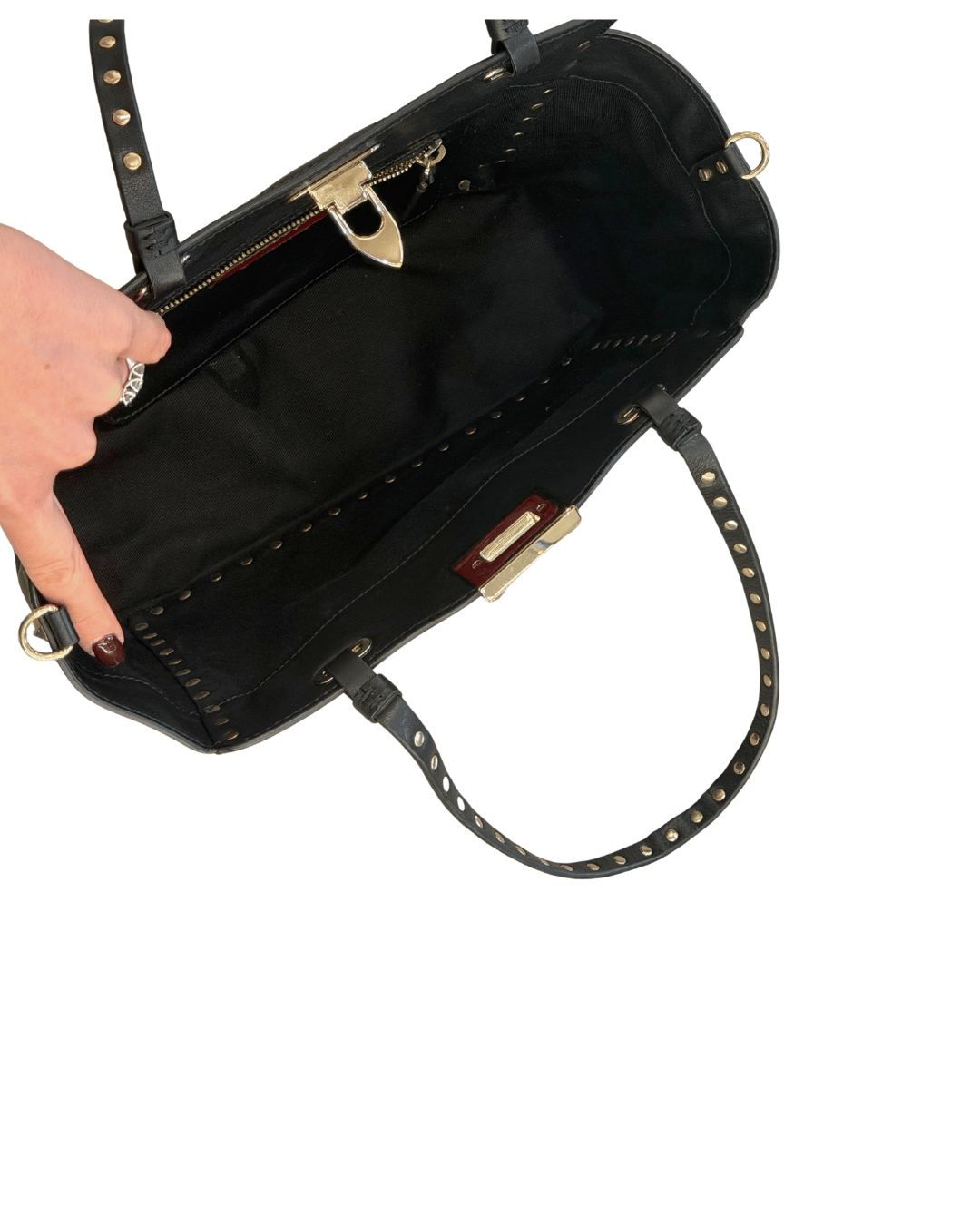 VALENTINO ROCKSTUD SMALL NERA